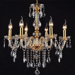 Crystal Chandelier ( Gold )