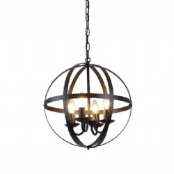 Vintage metal pendant light 03