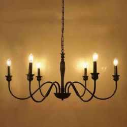 Vintage metal pendant light 04