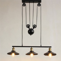 Vintage metal pendant light 05