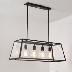 Vintage metal pendant light 06